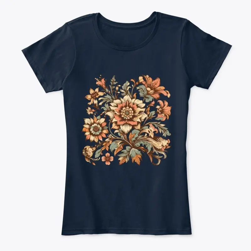 Vintage Floral Women's T-Shirt